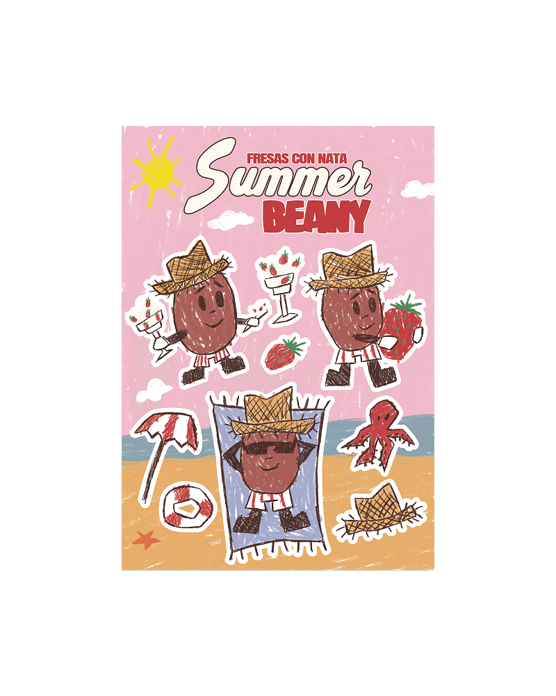 Stickers Summer Beany