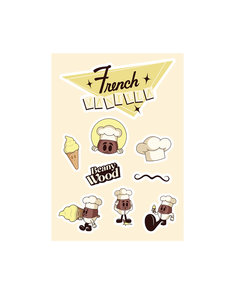 Stickers French Vanilla